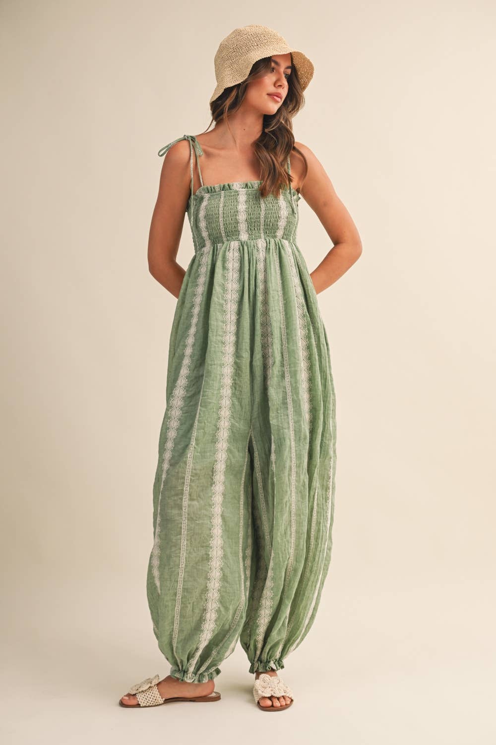 Delilah Jumpsuit- Green