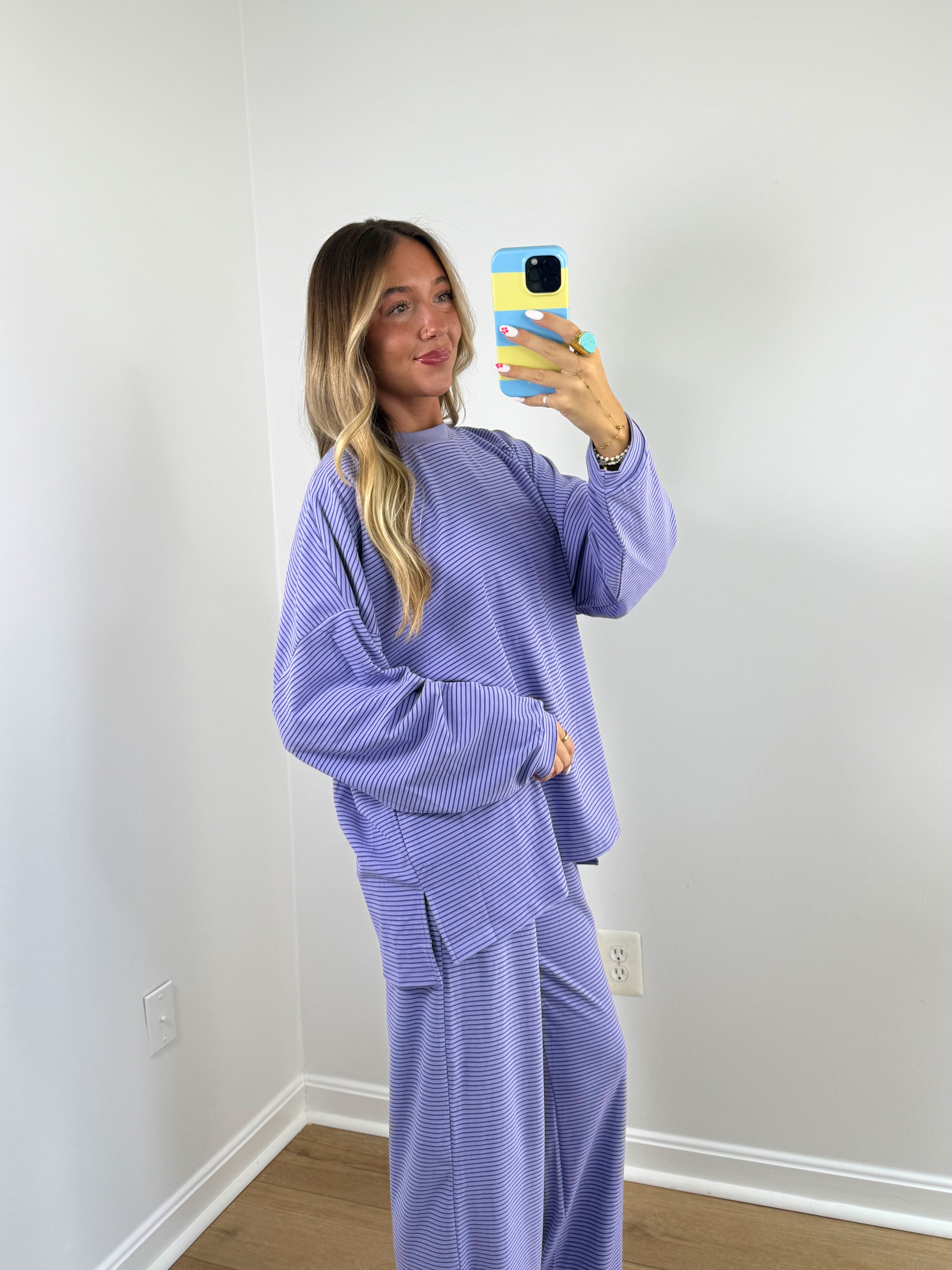 Cozy Club Top-Purple