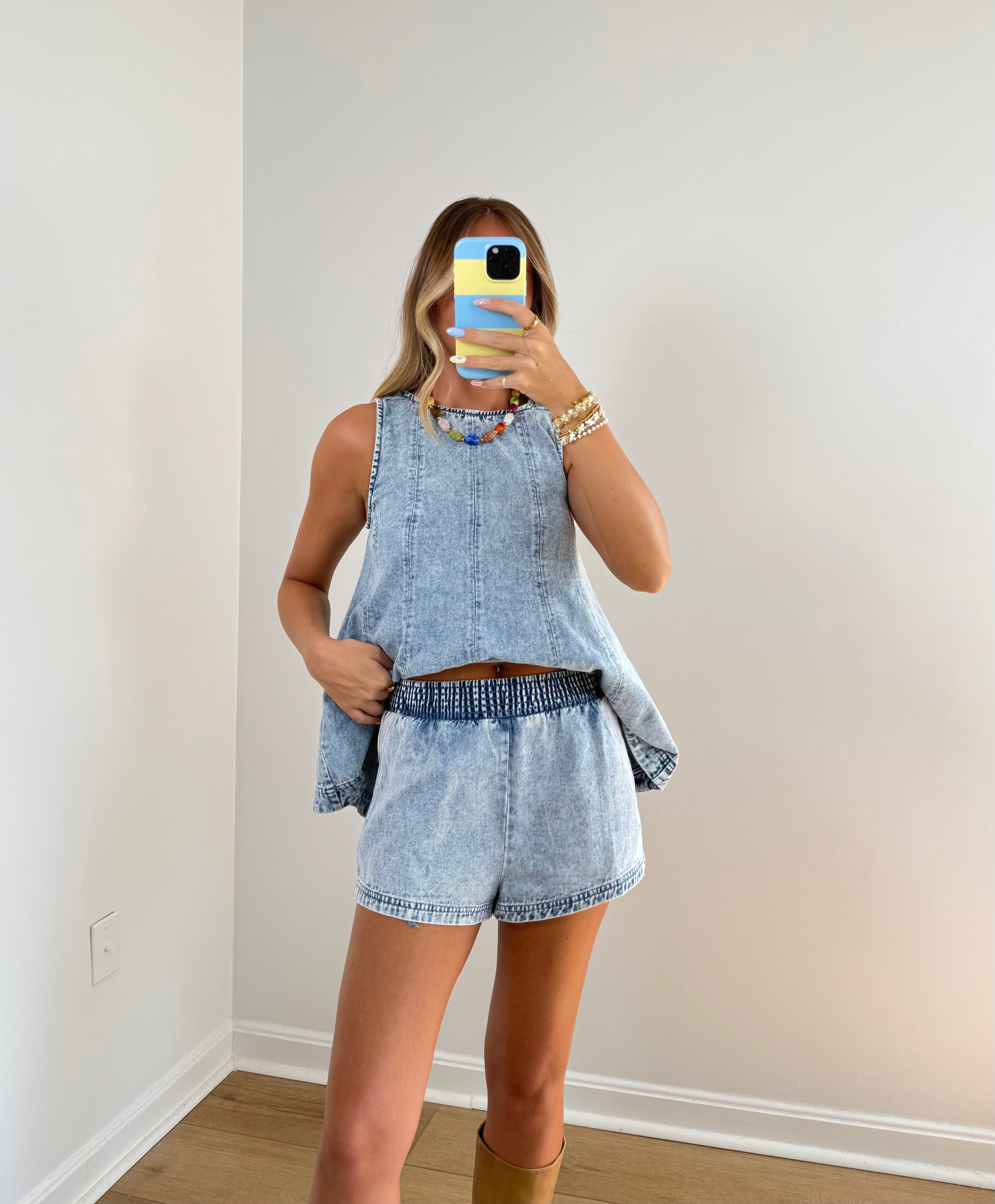 Afterglow Denim Set