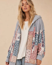 Patchwork Zip Up