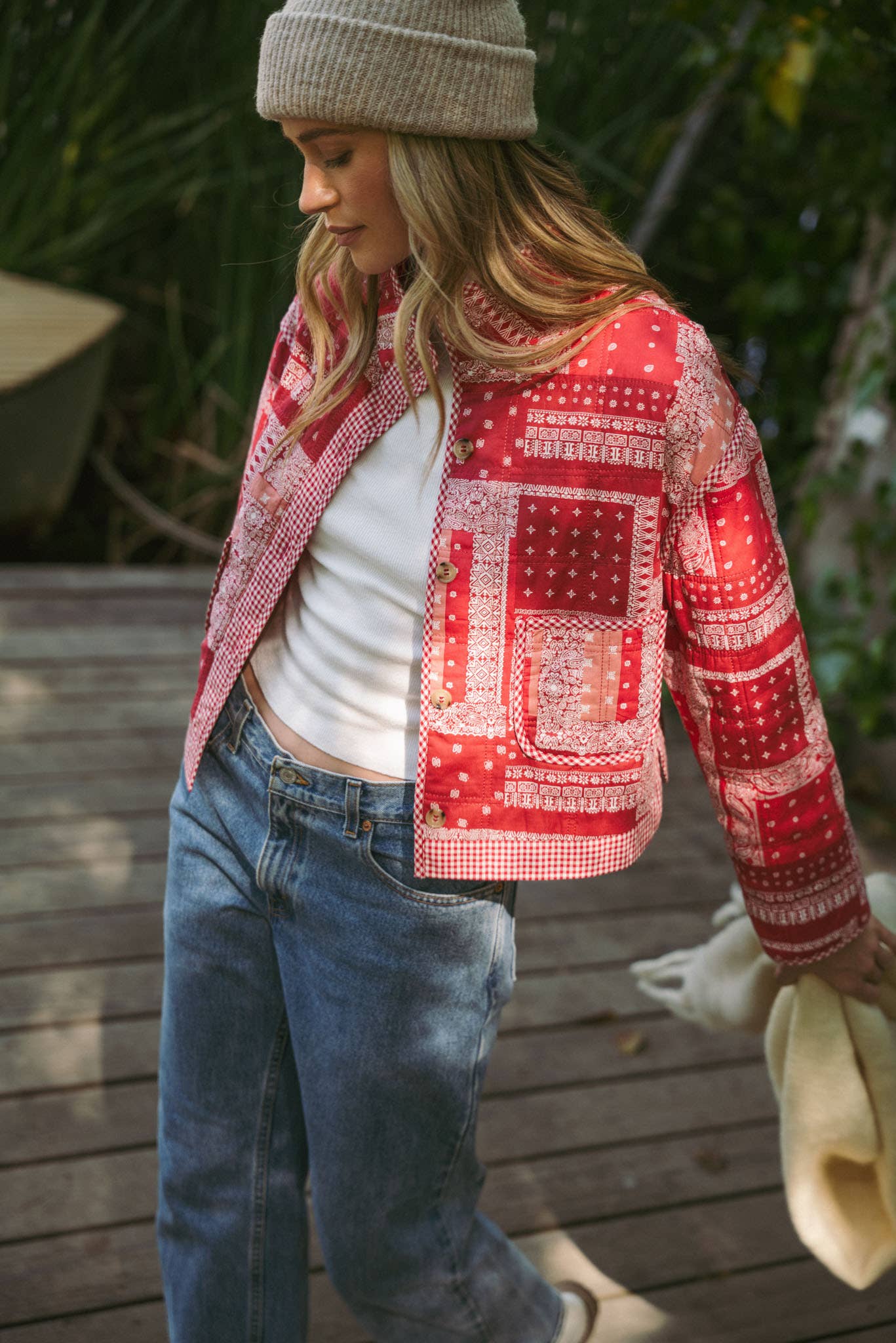 Martha Patchwork Quilted Jacket