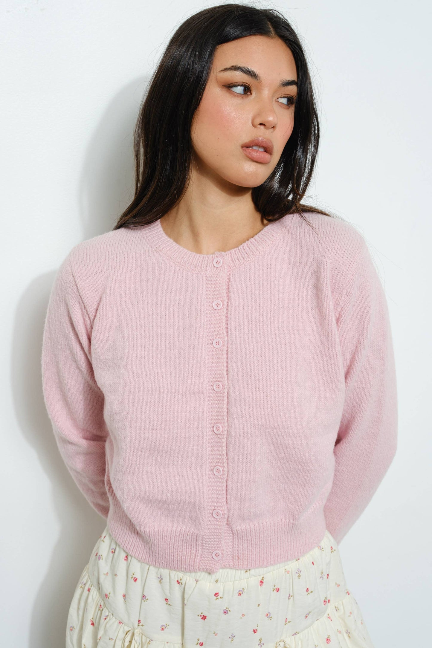 Pink Cardigan