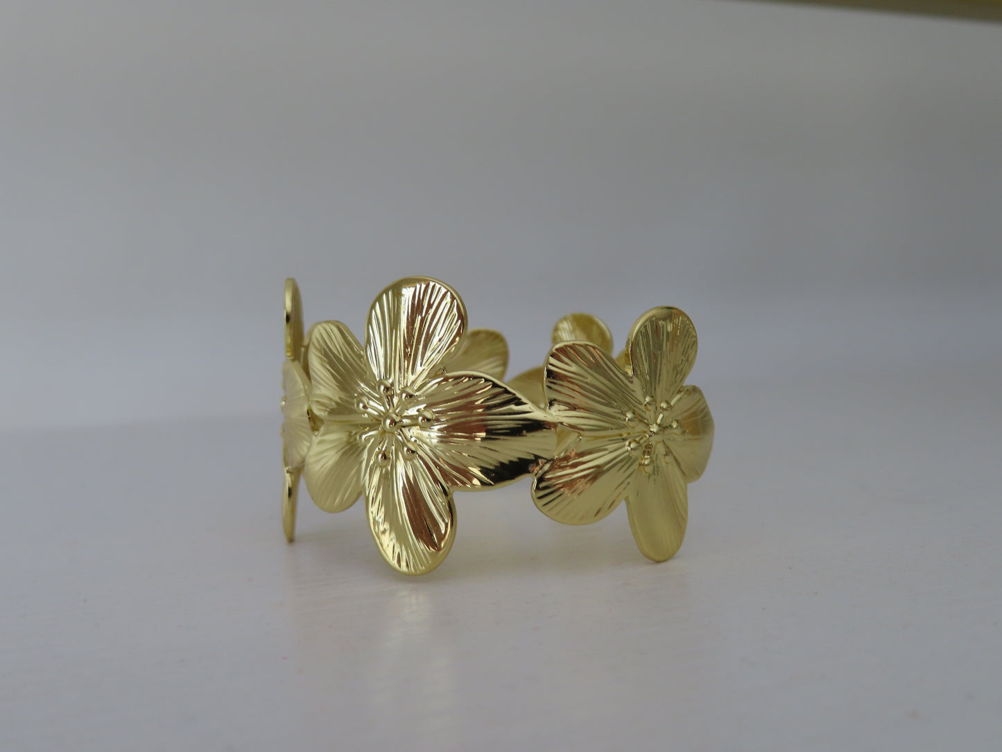 Flower Cuff Bracelet