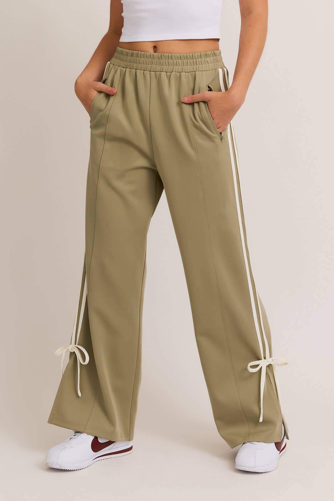 Bow Detail Track Pants