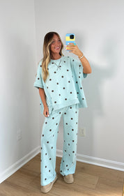 Blu Dottie Set