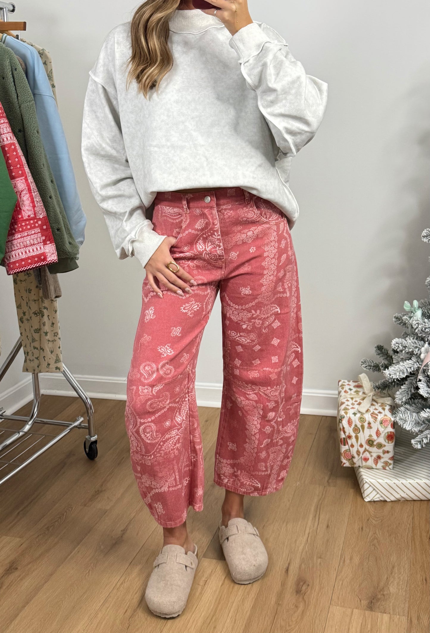 Paisley Barrel Jeans