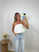 Bubble Tube Top (WHITE & BLACK)
