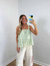Sage & Lace Tank