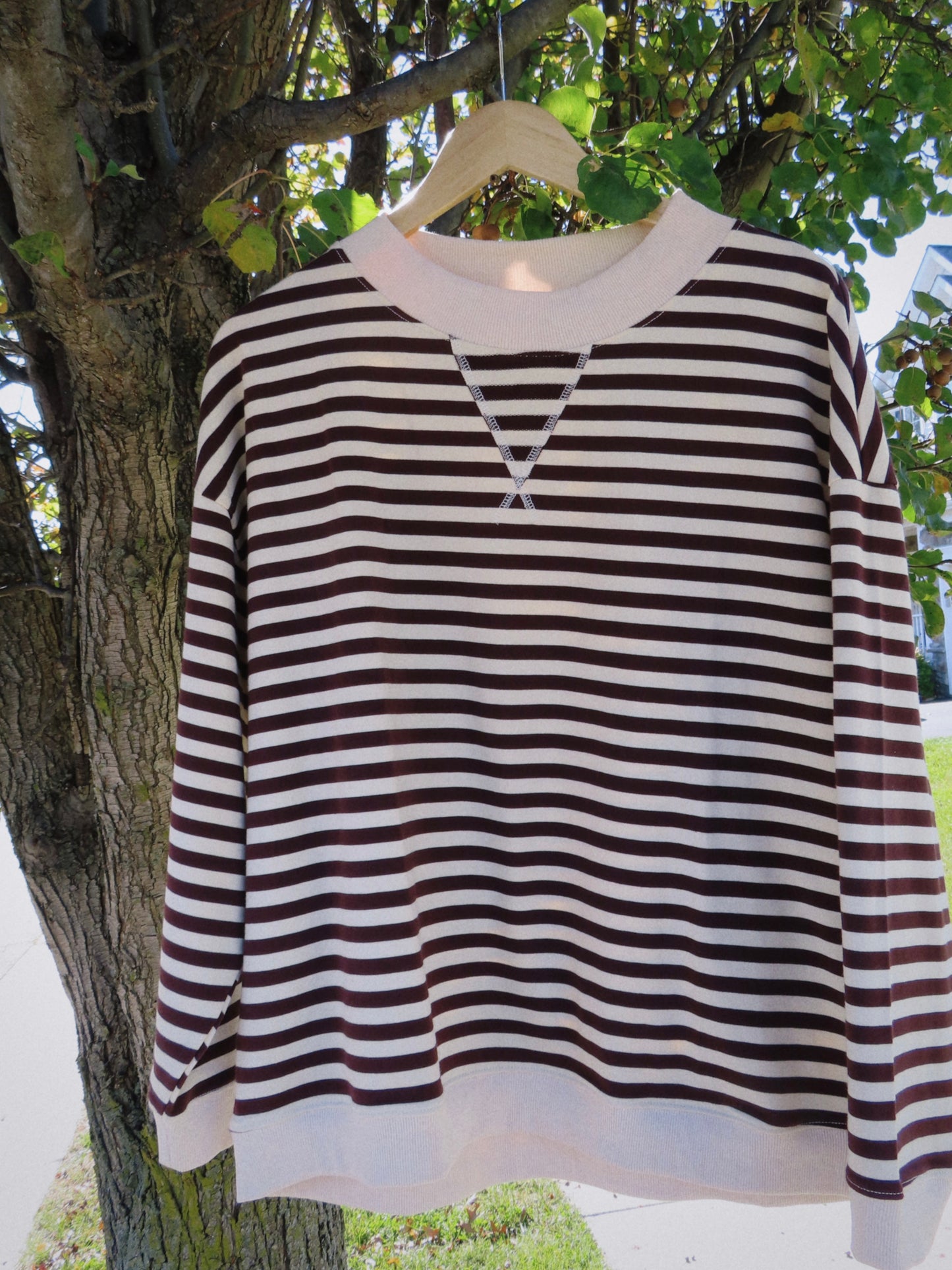 Cozy In Stripes Pullover