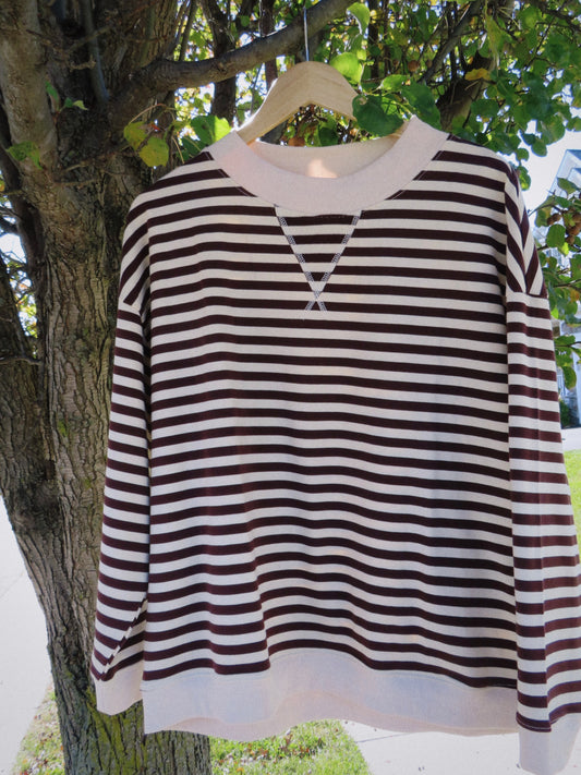 Cozy In Stripes Pullover