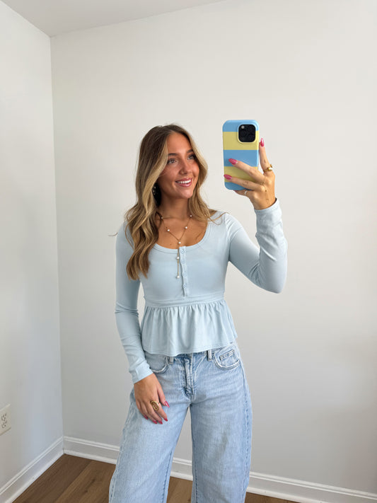 Simply Sweet Babydoll Top