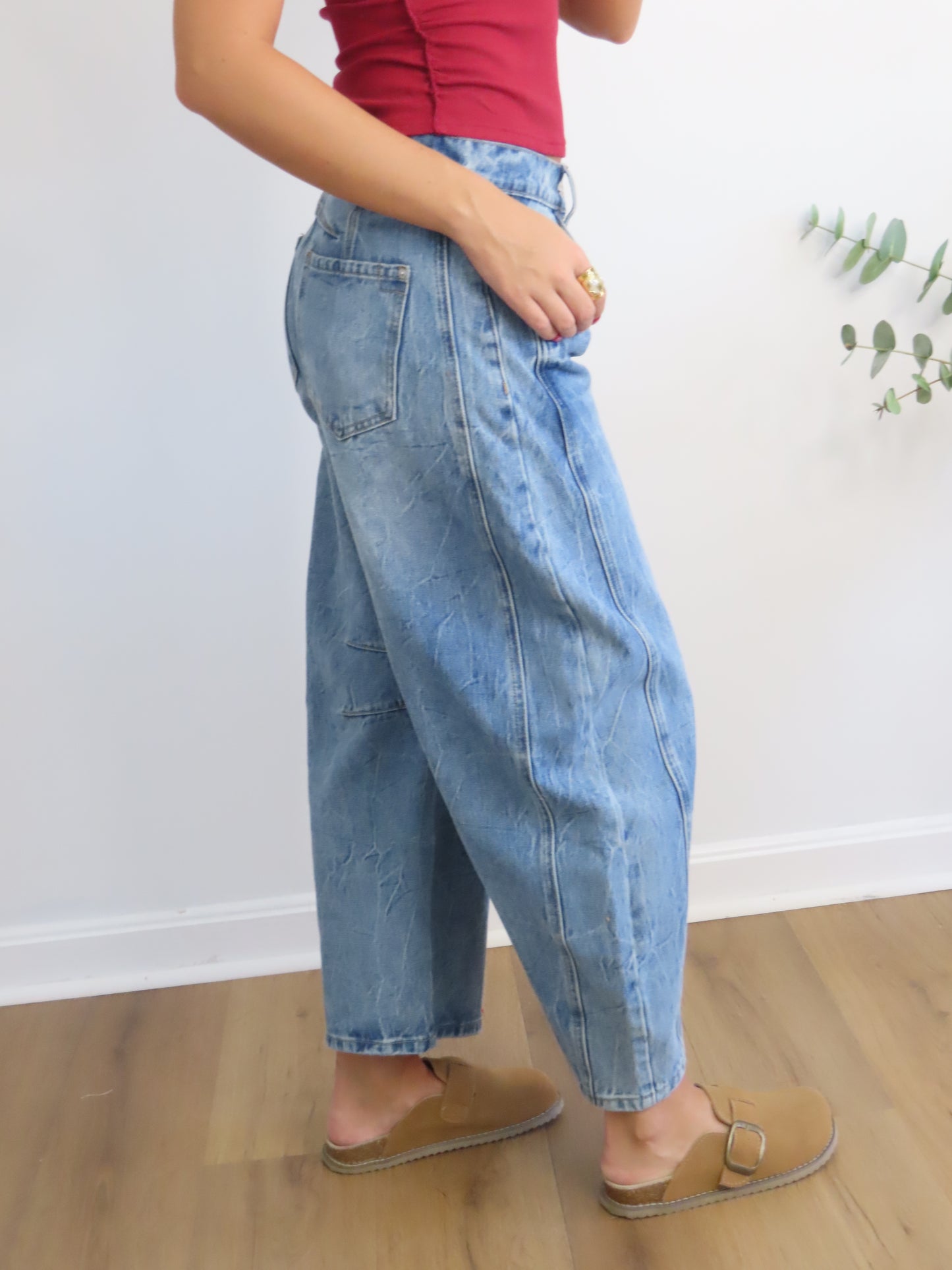 Cider Wash Barrel Jeans