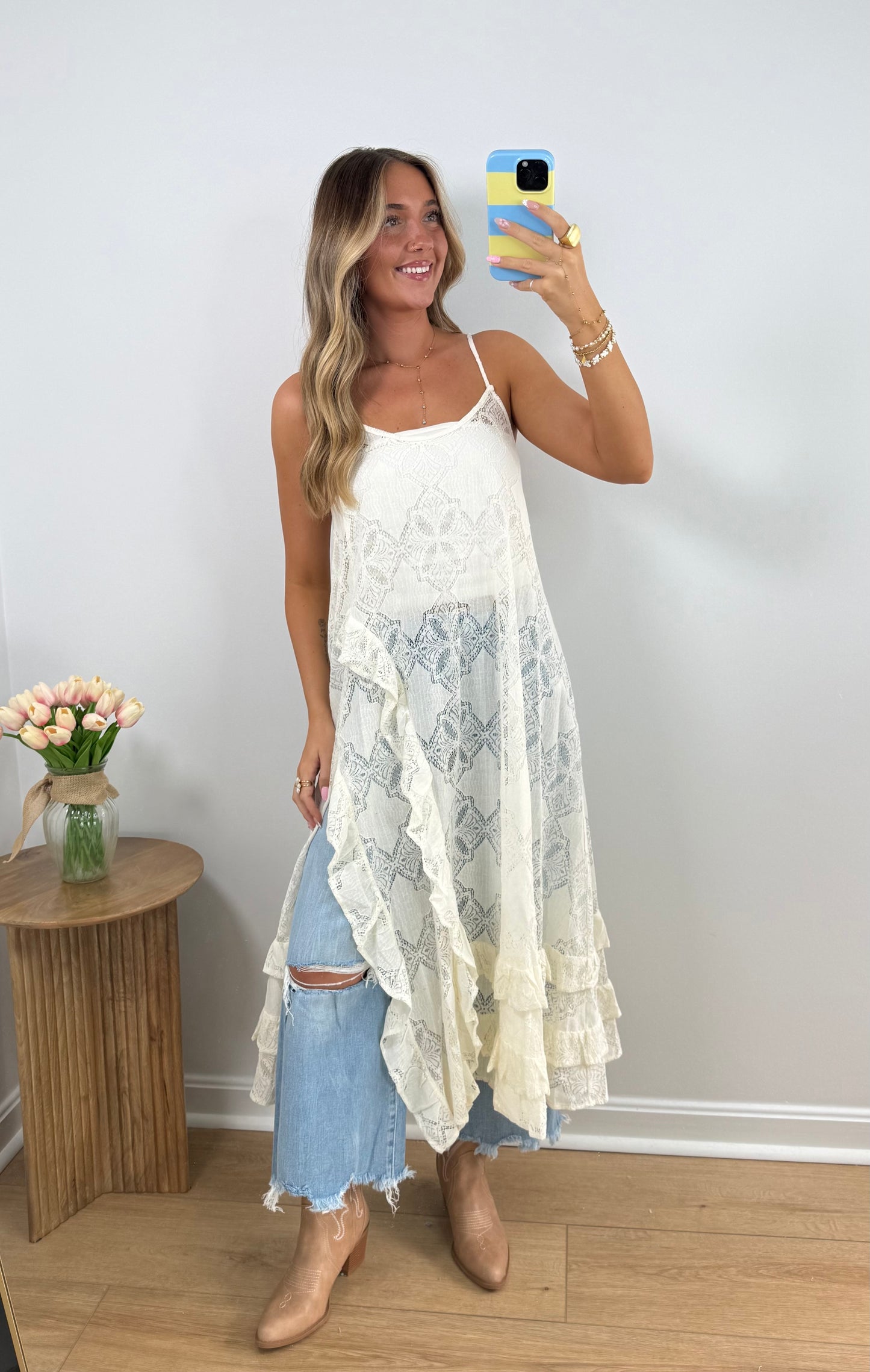 Country Nights Layering Midi Dress