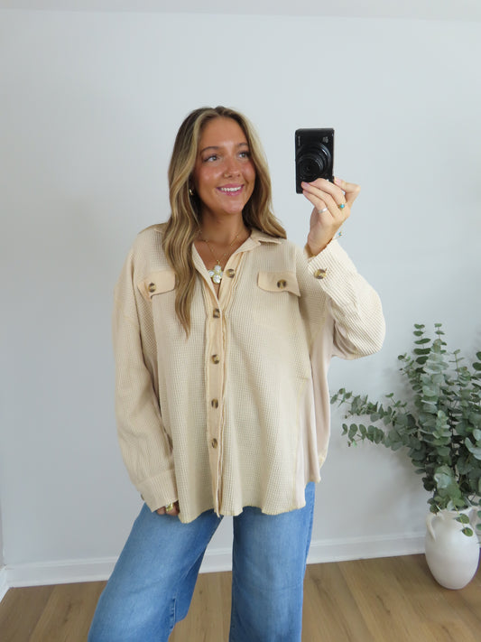 Slow Mornings Waffle Knit