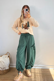 Carefree Joggers - Evergreen