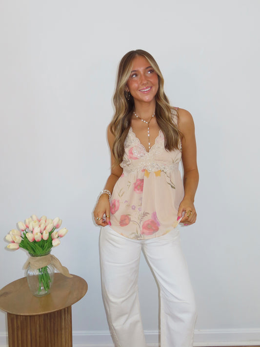 Blossom Lace Tank