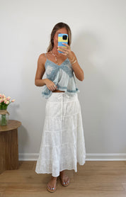 Dolly Tiered Maxi Skirt