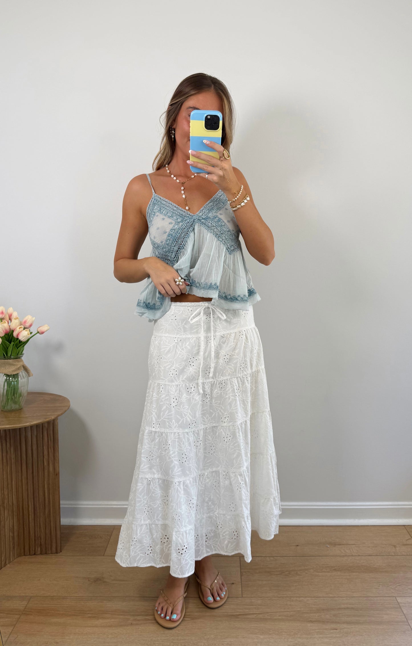 Dolly Tiered Maxi Skirt