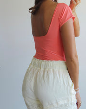 Peach Glow Bodysuit