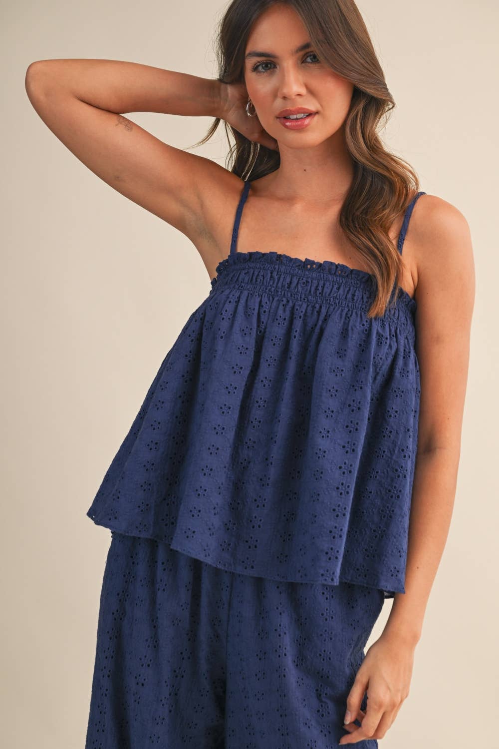 Navy Eyelet Set