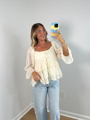 Brinley Tie-Front Blouse
