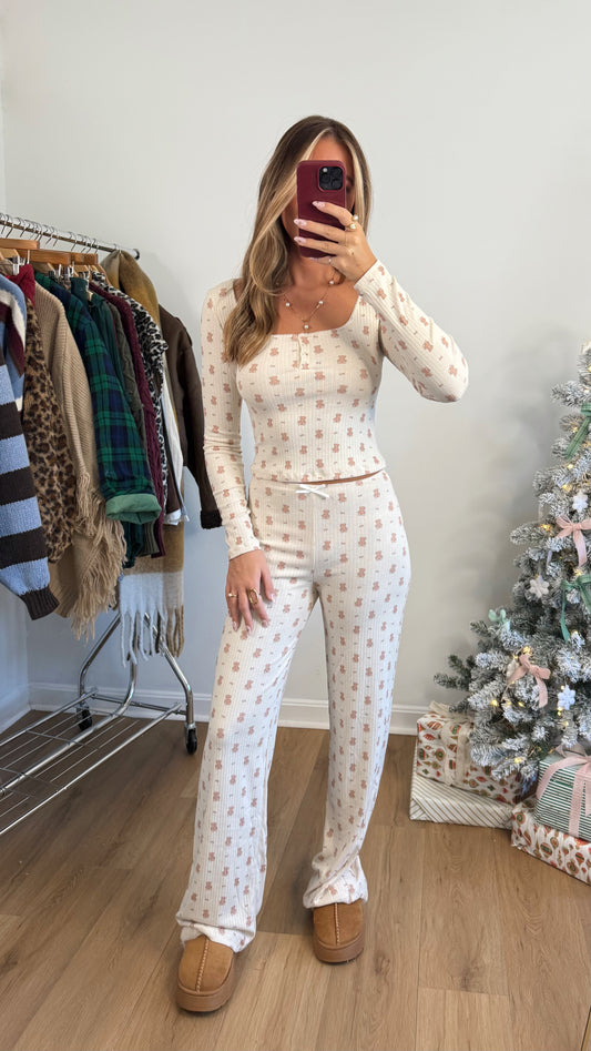 Teddy Pointelle Lounge Set