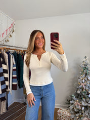 Elevated Pointelle Long Sleeve