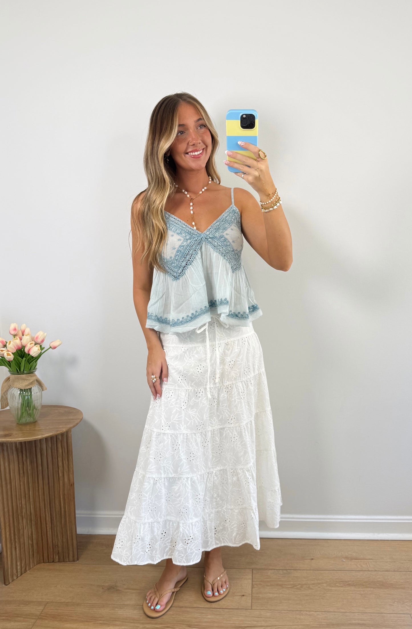 Dolly Tiered Maxi Skirt