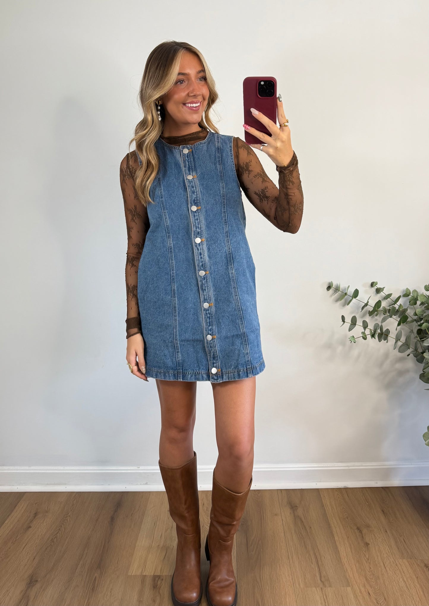 Falling For Denim Dress