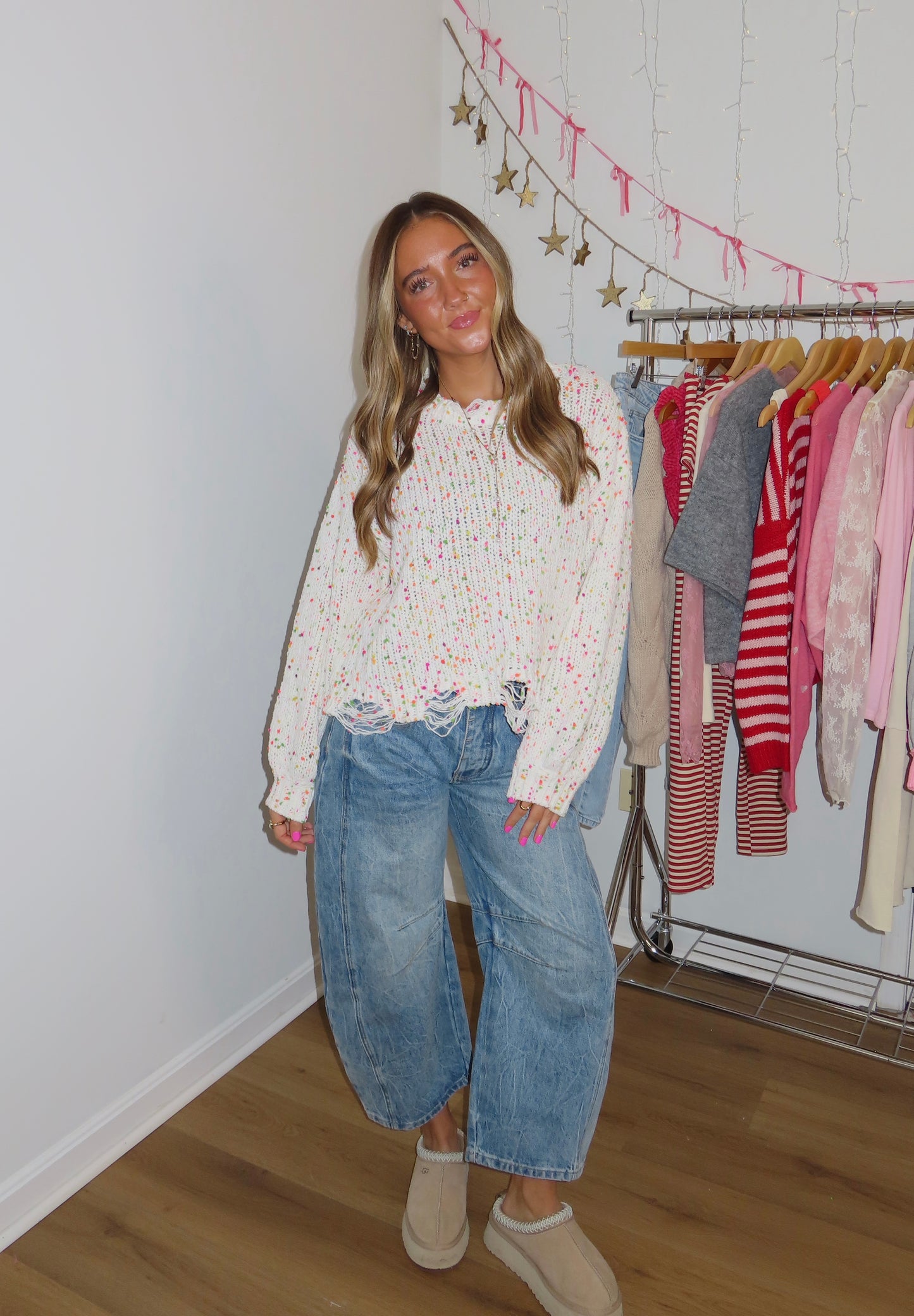 Cue The Confetti Sweater