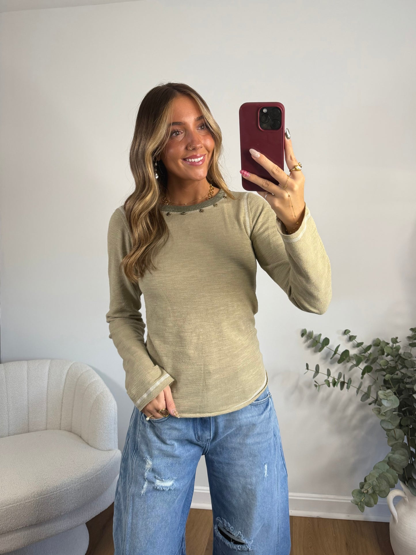 Autumn Stitch Top