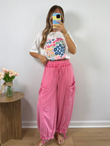 Carefree Joggers- Pink