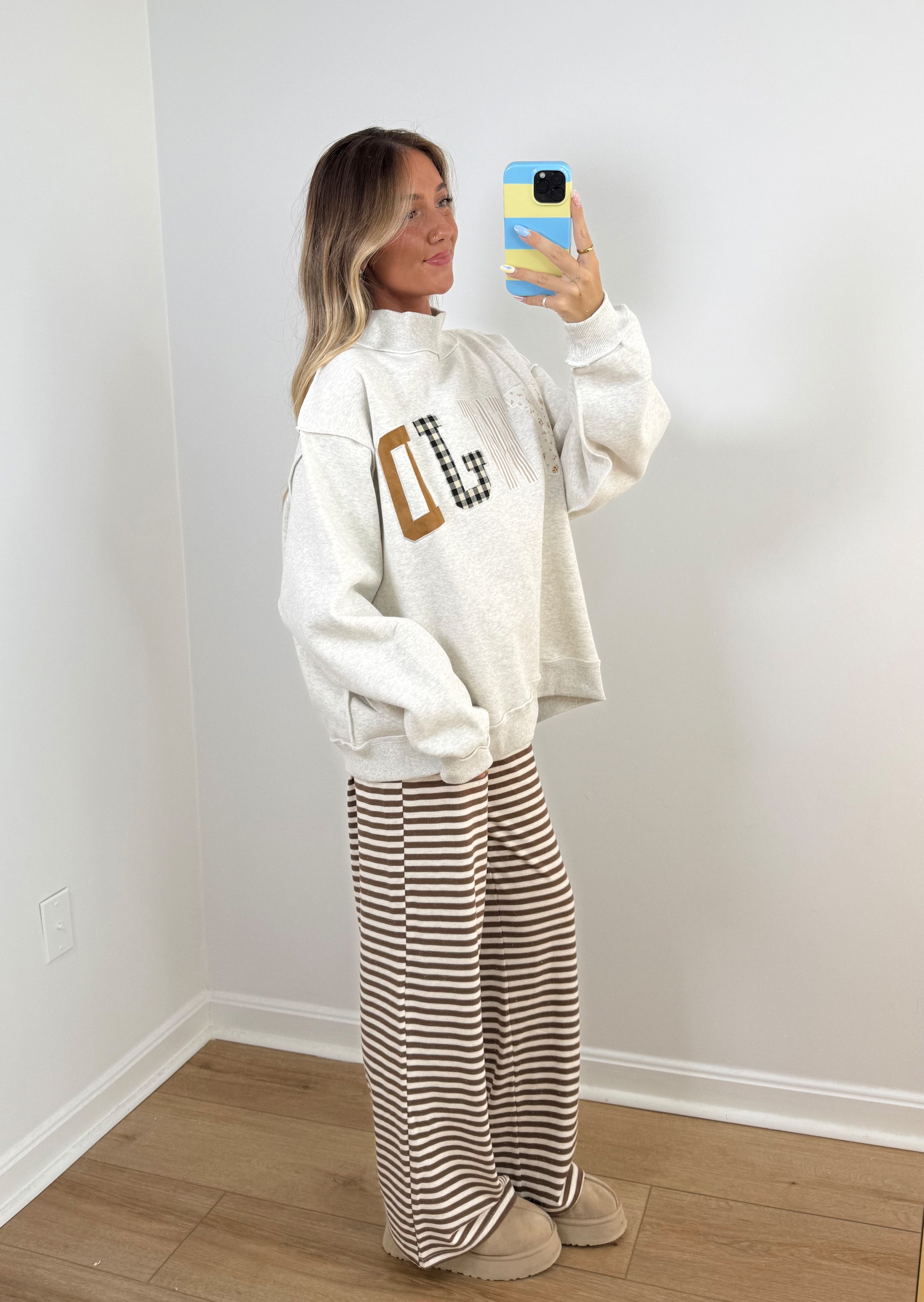 Mocha Stripe Pants