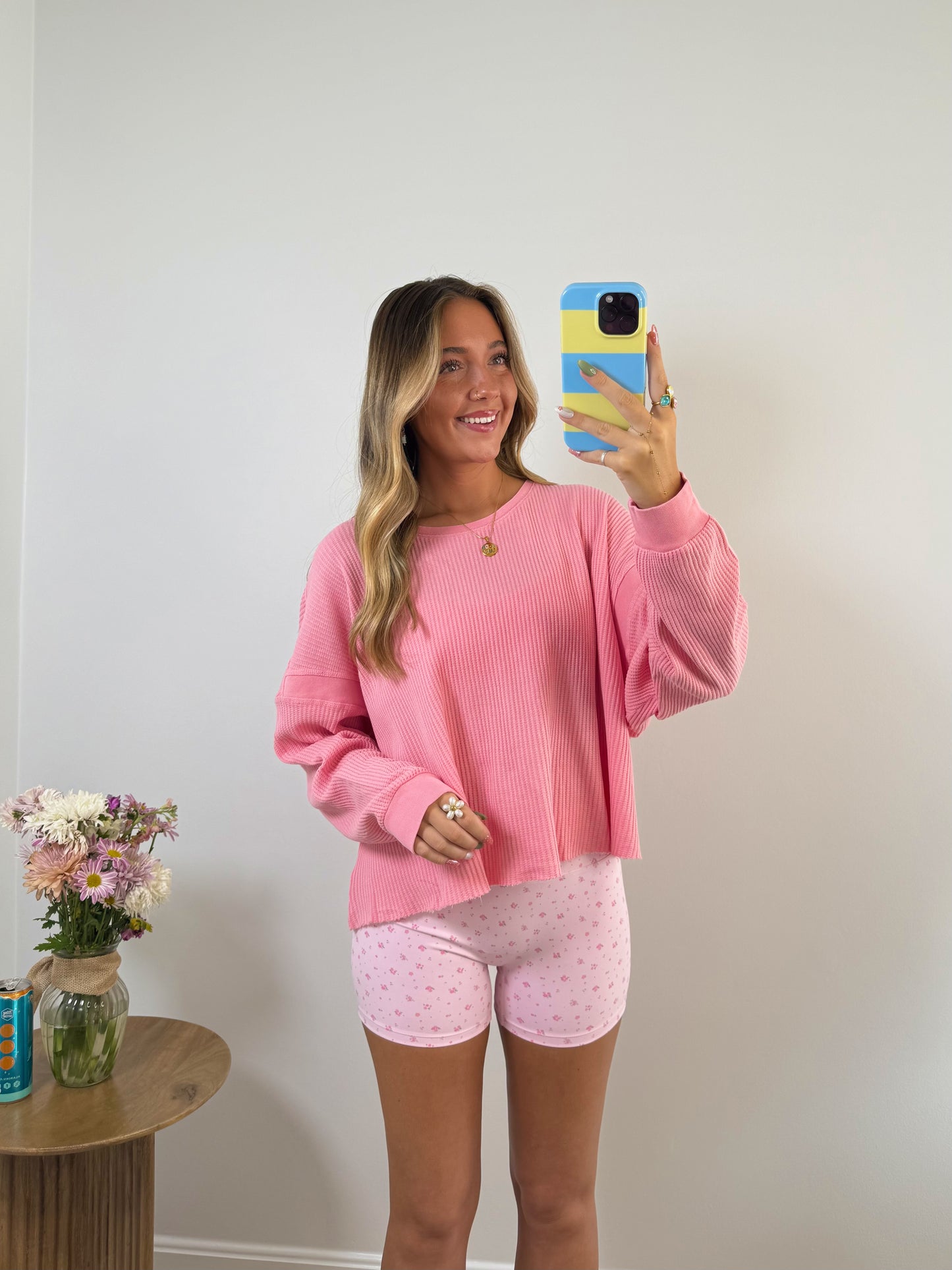 Sweet Motion Open Back Knit Top