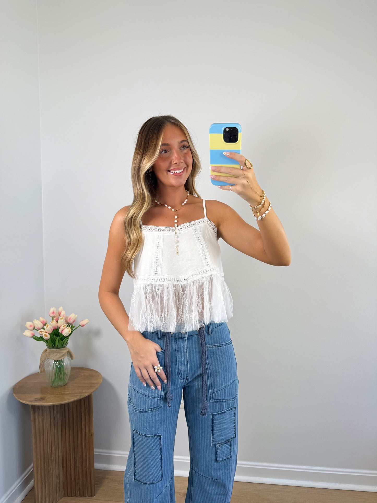 Birdie Lace Tank