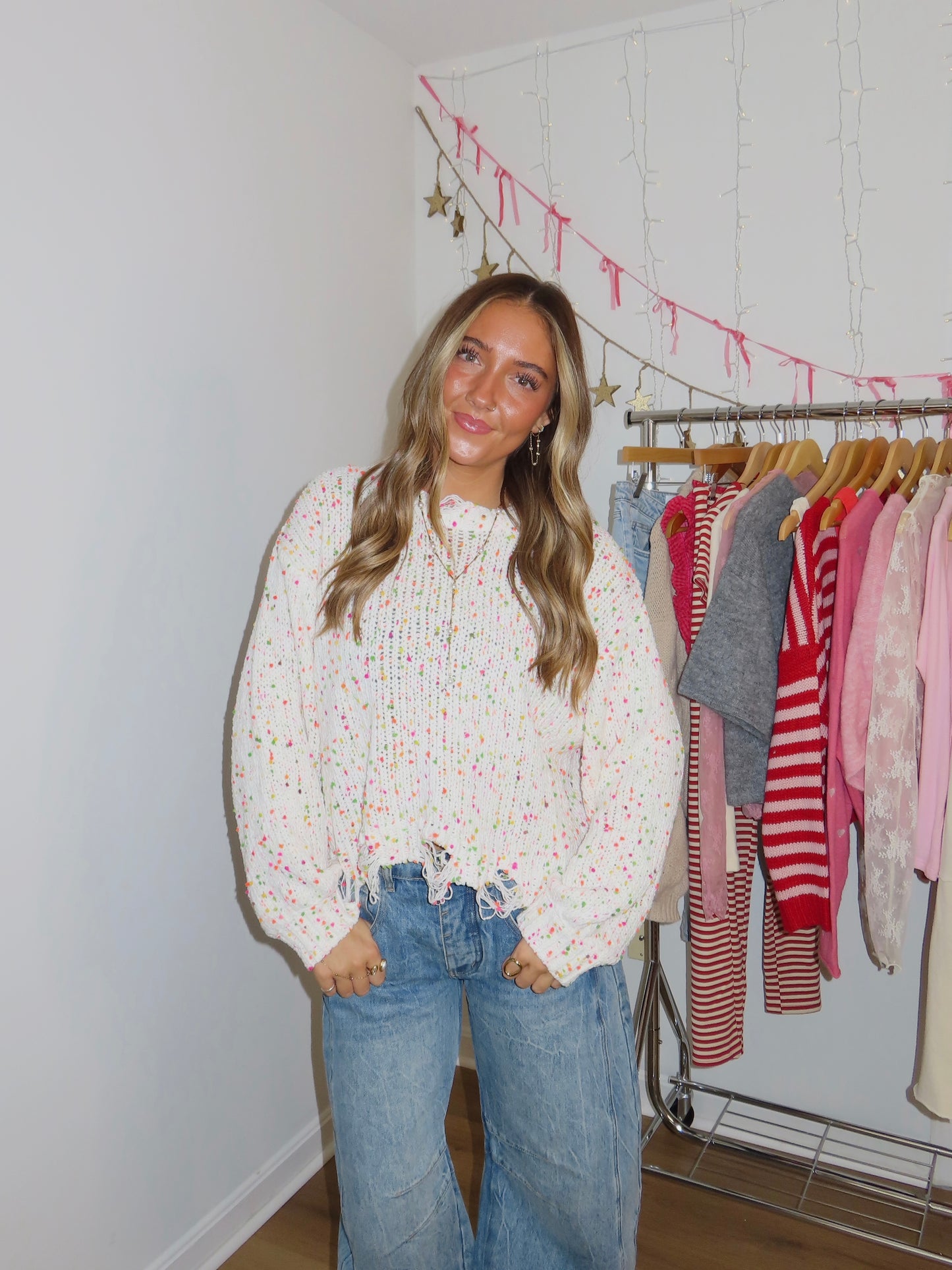 Cue The Confetti Sweater