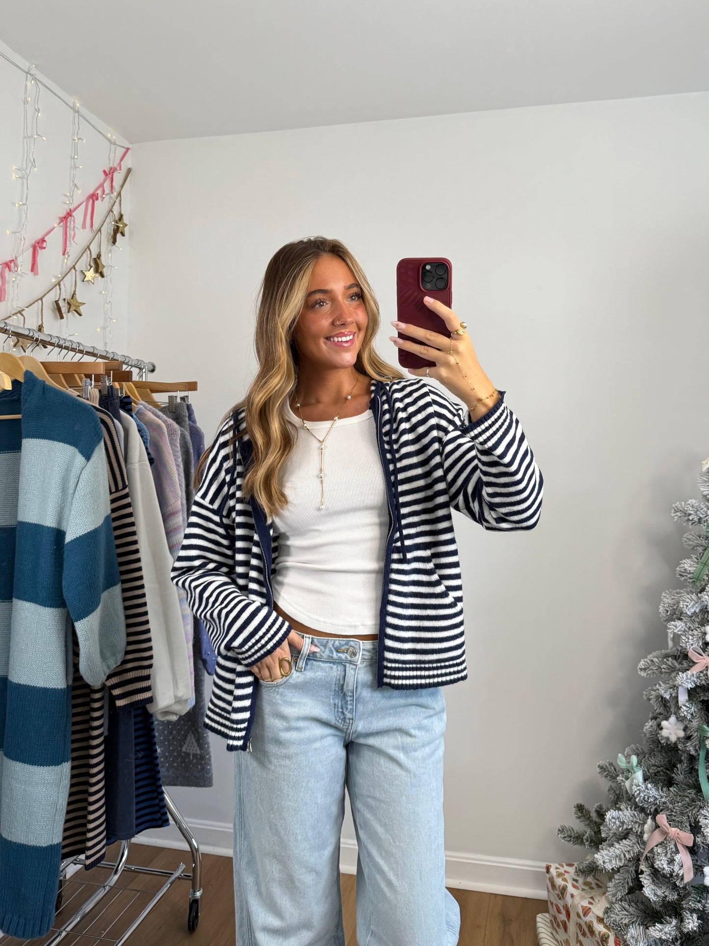 Lucy Knit Sweater Zip Up