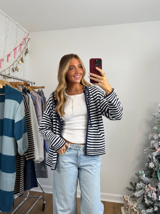 Lucy Knit Sweater Zip Up