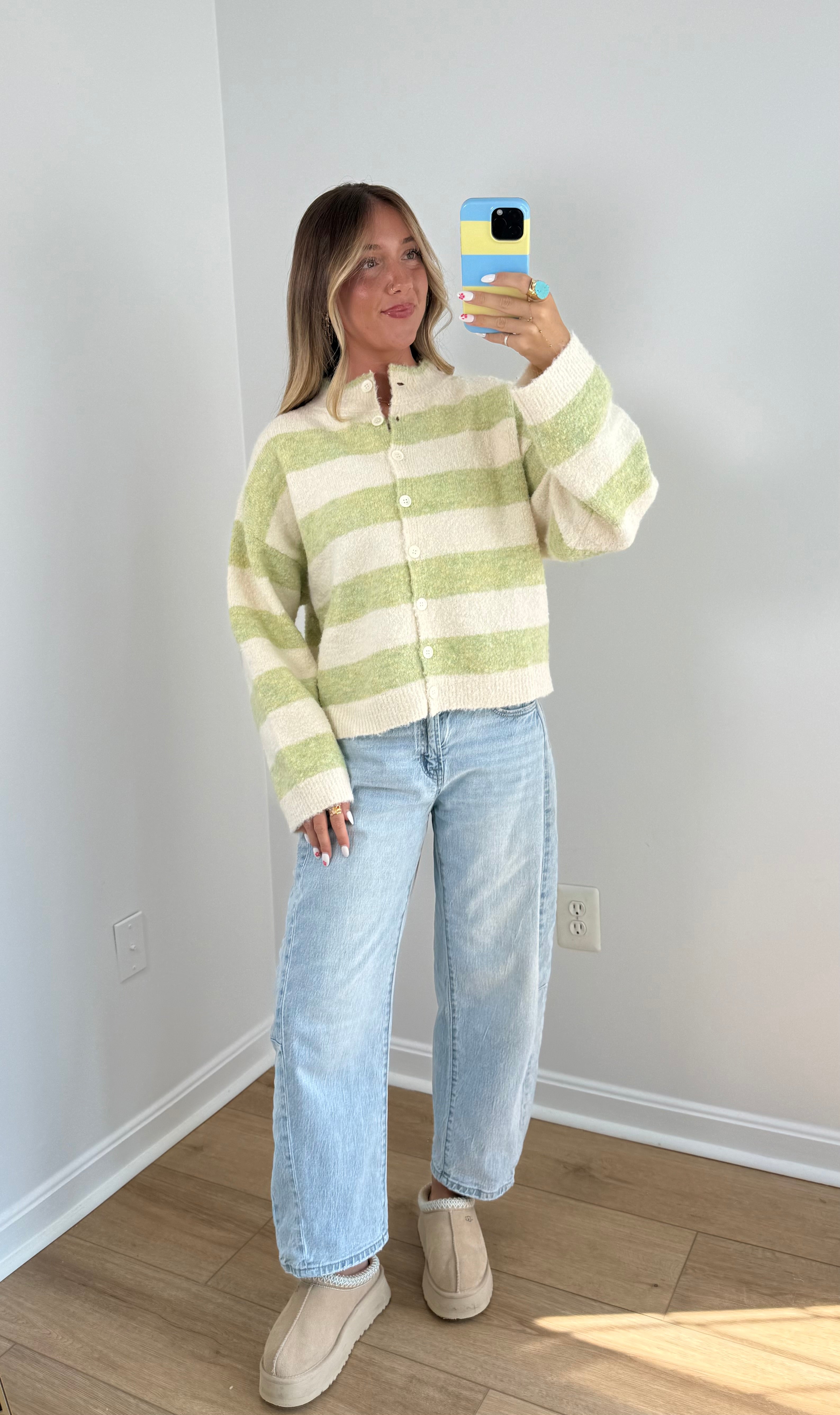 Winnie Cardigan- Green