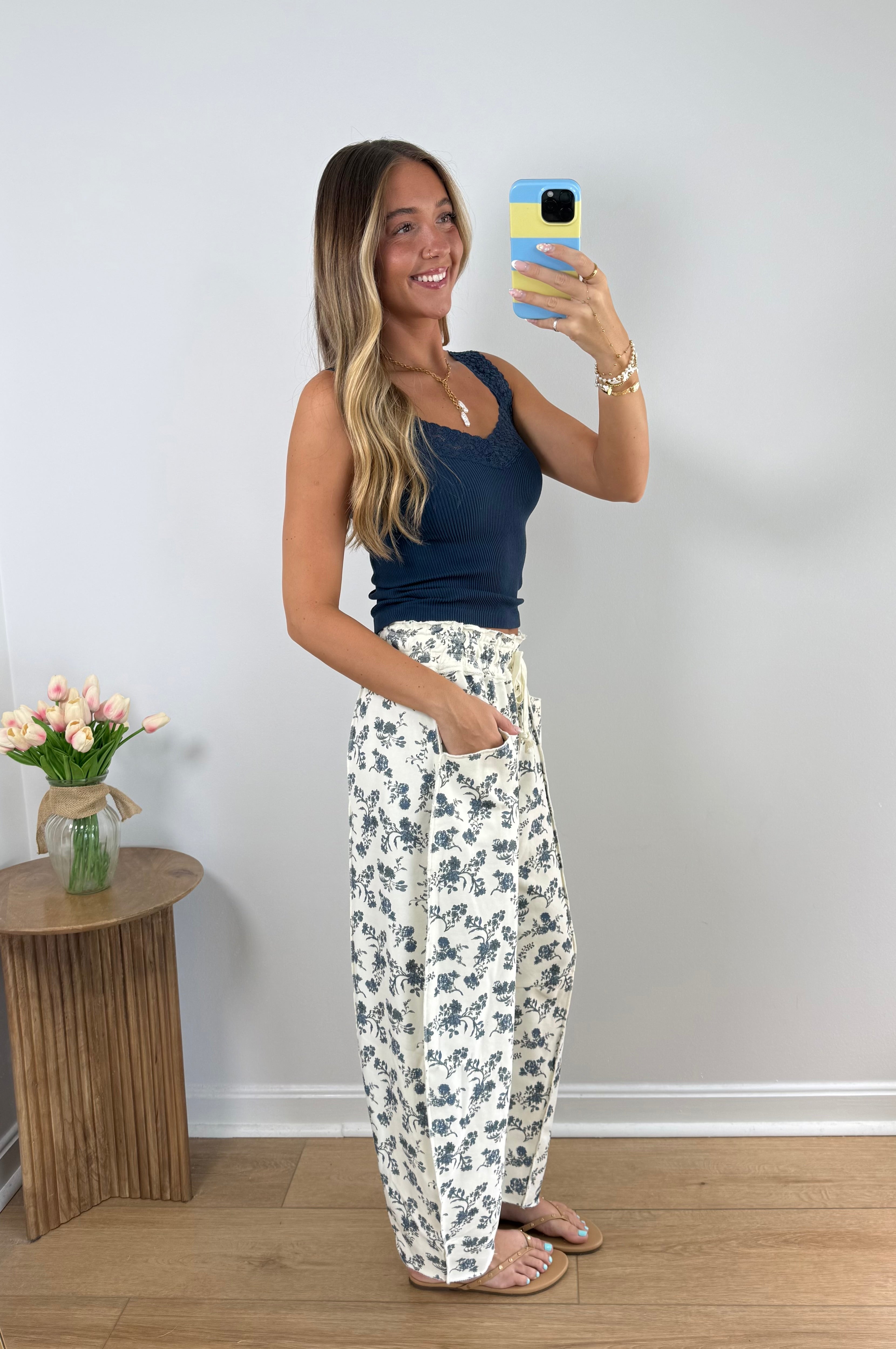 Floral Barrel Sweats