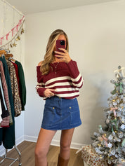 Denim Skort
