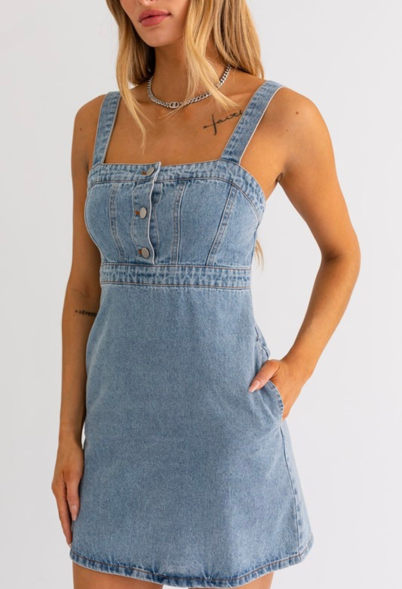 Country Charm Denim Dress