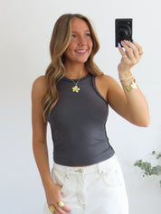 Freeform Inside Out Ribbed Tank