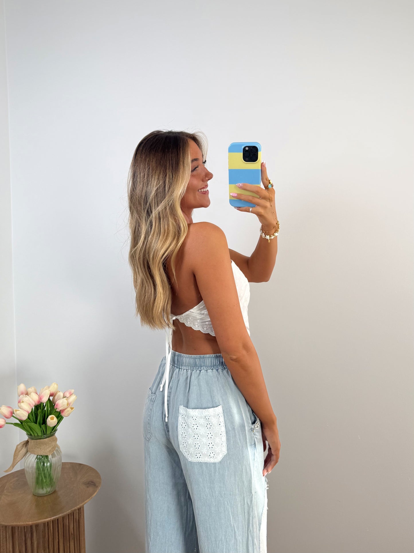 Summer Days Lace Bandana Top