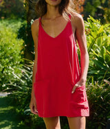 On The Go Dress- RED