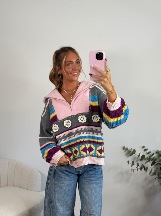 Vintage Charm Pullover