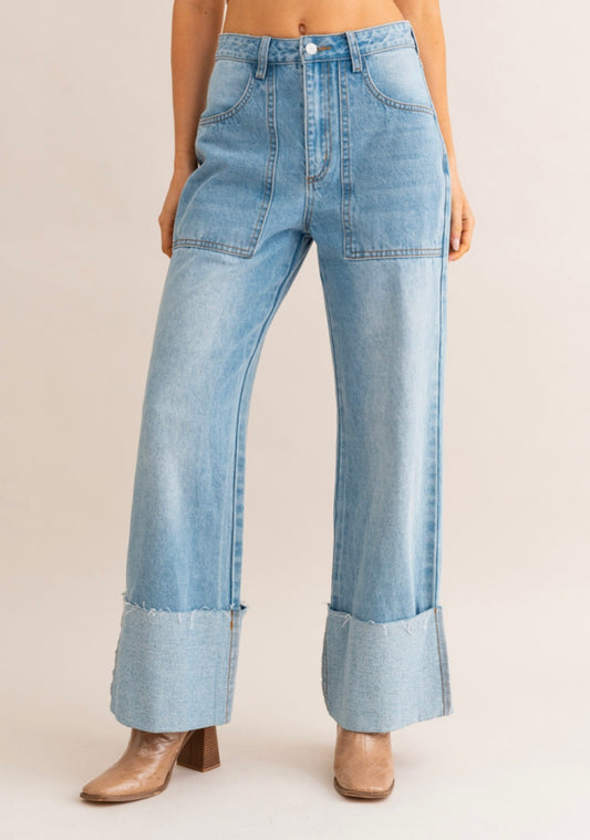 Timeless Cuff Denim