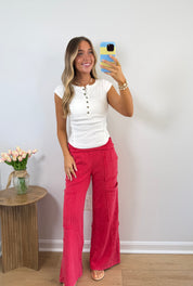 Summer Cargos- Red