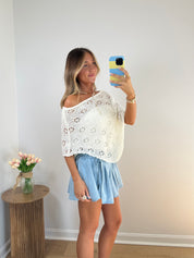 Goldie Poncho- White
