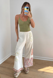 Last Bloom Patchwork Pants